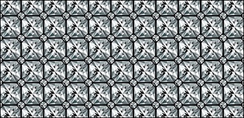 Backgrounds - Vector diamond tile background material 