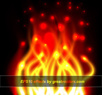 Backgrounds - Vector Fire Effect 