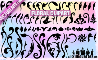 Vector Floral Clipart 