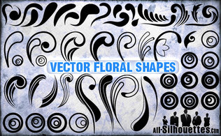 Vector Floral Shapes 