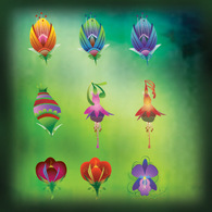 Vector Flower Icons