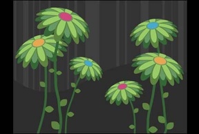 Flowers & Trees - Vector footage 