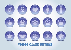 Vector Glass Buttons