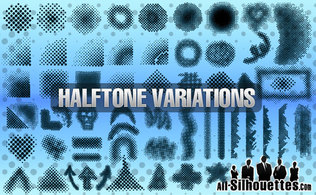 Vector Halftones Elements 