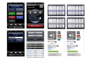 Vector iPhone Elements & Buttons