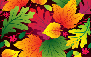Abstract - Vector Leaf Background 