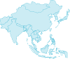 Vector Map Of Asia 