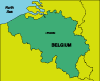 Vector Map Of Belgium 