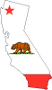 Vector Map Of California