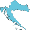 Vector Map Of Croatia Preview