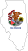 Vector Map Of Illinois Preview