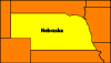 Vector Map Of Nebraska Preview