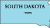 Vector Map Of South Dakota Preview