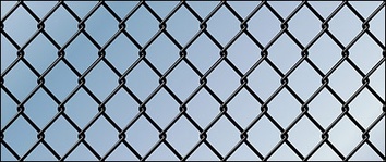 Vector material barbed wire 