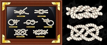 Ornaments - Vector rope and frame material 
