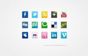 Icons - Vector Social Media Icons 