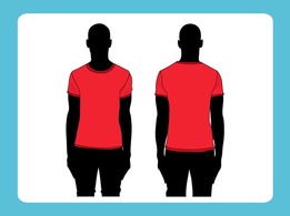 Fashion - Vector T-Shirt Template 