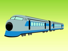 Vector Train Cartoon