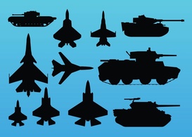 Silhouette - Vector War Graphics 