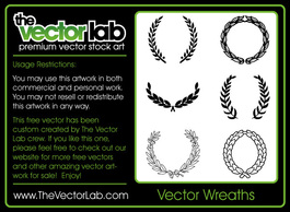 Vector Wreaths Preview