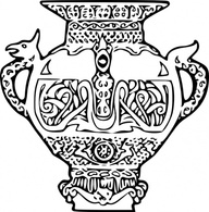 Viking Vase clip art Preview