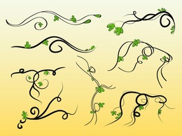 Vines Vectors Preview