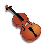 Music - Violin clip art 