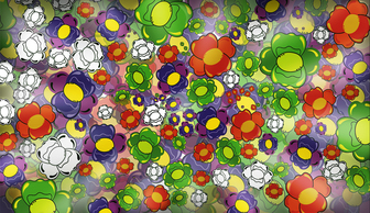 Backgrounds - War Vector of Flowers 