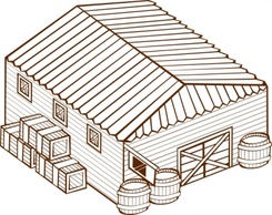 Warehouse clip art Preview