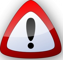 Signs & Symbols - Warning Danger Sign clip art 