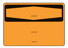 Signs & Symbols - Warning - Do Not Enter (Orange) 