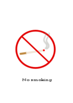 Signs & Symbols - Warning sign - No smoking 