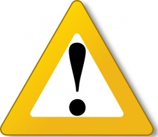 Warning Yellow clip art