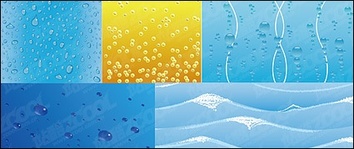 Objects - Water-related vector background material 