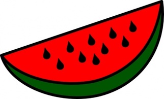 Watermelon Wedge clip art