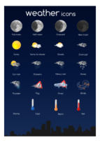 Weather Icon Complete Set