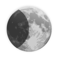 Nature - Weather Icon Half Moon 