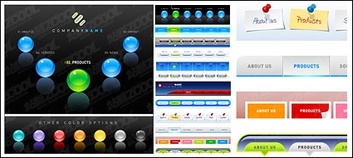 Elements - Web Design navigation button 