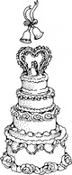 Wedding Cake clip art