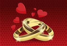 Wedding Rings Vector Preview