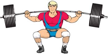 Sports - Weightlifting sport vector 