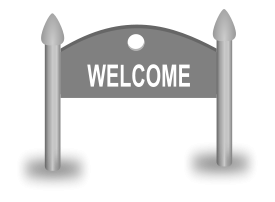 Signs & Symbols - Welcome Sign board 