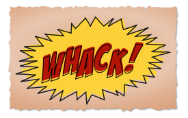 Vintage - Whack comic book sound effect 