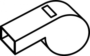 Objects - Whistle clip art 