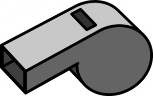 Sports - Whistle clip art 