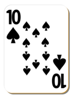 Business - White deck: 10 of spades 