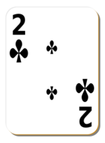 Business - White deck: 2 of clubs 