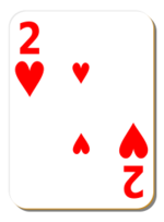 Business - White deck: 2 of hearts 