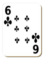 Business - White deck: 6 of clubs 