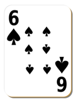 White deck: 6 of spades